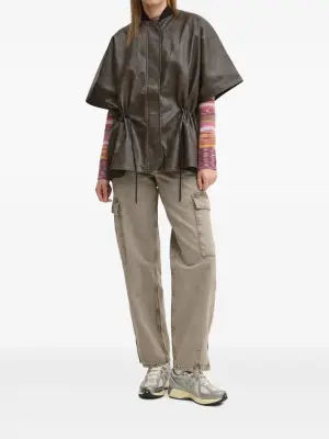 Джинсы карго с разрезами