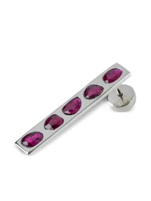 серебряная серьга Plate