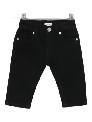 Джинсы с нашивкой-логотипом