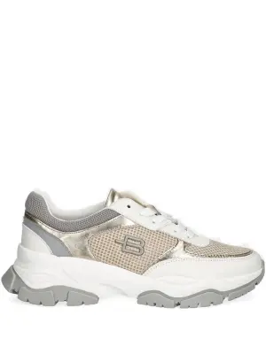 Кроссовки с эффектом металлик