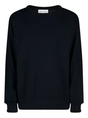 свитер с круглым вырезом