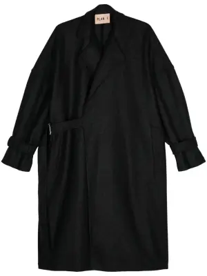 Пальто с запахом