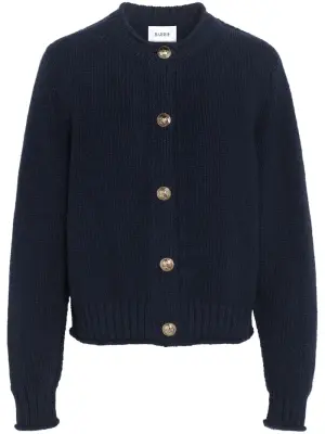 Кашемировый кардиган крупной вязки