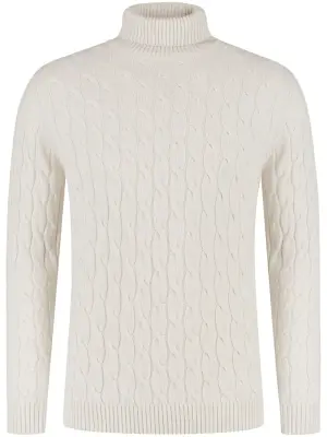 Свитер фактурной вязки