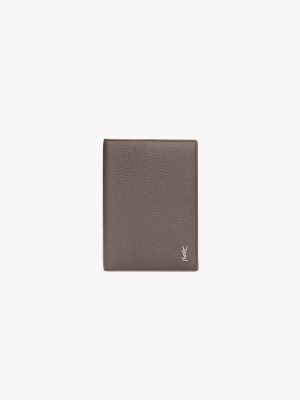 Чехол для паспорта TINY CASSANDRE из зернистой кожи