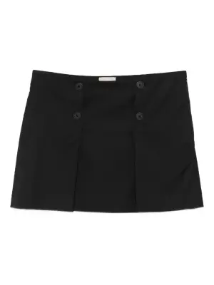 юбка мини на пуговицах