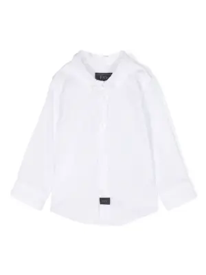 Рубашка с нашивкой-логотипом