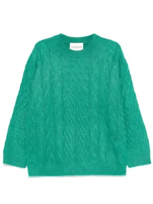 Свитер фактурной вязки