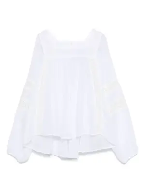 блузка с кружевом