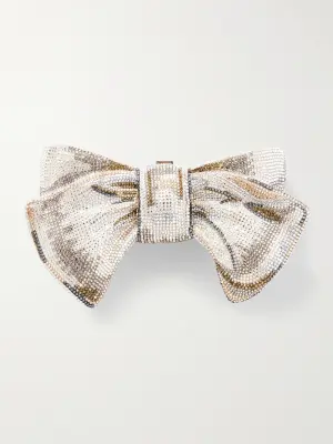 Класть Bow Just for You с кристаллами, серебристого цвета