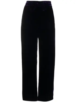 шелковые брюки с кулиской