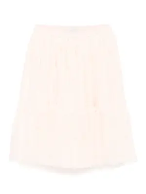 Пышная юбка с вышивкой