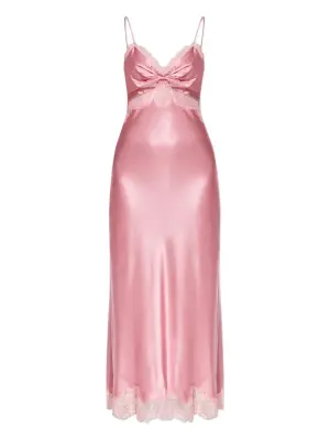 платье макси Orianna с кружевом