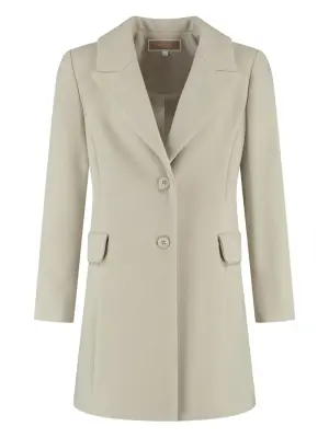 Пальто с заостренными карманами