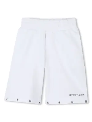 Шорты с вышитым логотипом