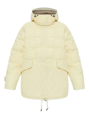 Стеганая парка с капюшоном