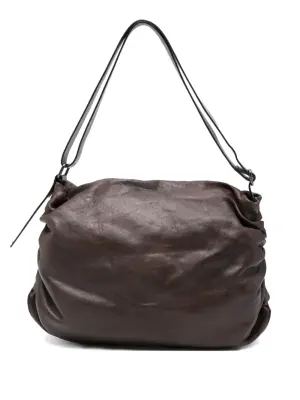 Сумка с драпировкой на плече