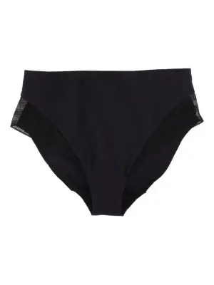 Трусы-брифы с сетчатой вставкой