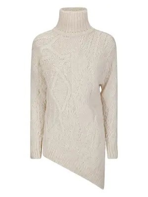 Свитер фактурной вязки