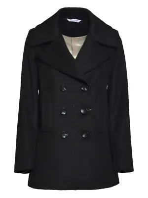 Двубортное пальто