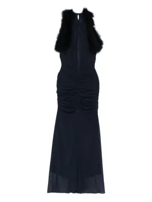 Платье со сборками