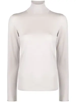 Джемпер с высоким воротником