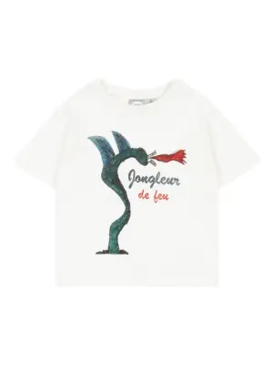 Футболка с короткими рукавами и принтом