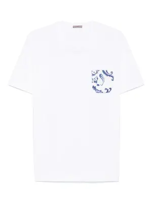 Футболка с принтом пейсли