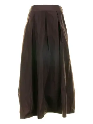 Плиссированная миди-юбка