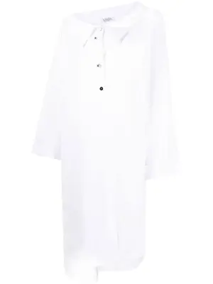 Платье-рубашка длины миди
