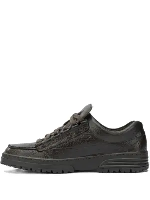 Фактурные кеды на шнуровке