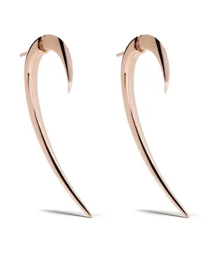 Крупная серьга-крючок