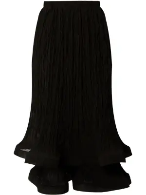 Юбка миди со складками