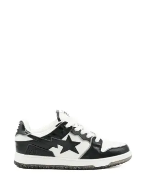 Кроссовки Bape Sta из лакированной кожи