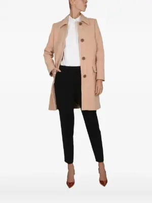 Однобортное пальто