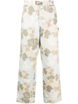 Широкие джинсы средней посадки