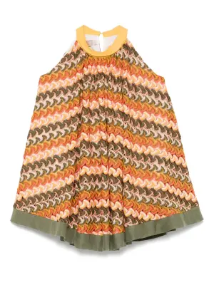 Платье в технике кроше