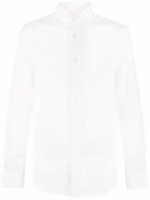 Рубашка с заостренным воротником