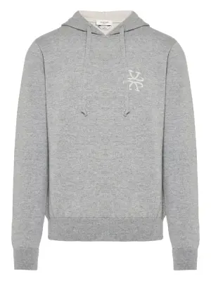 Худи с вышитым логотипом