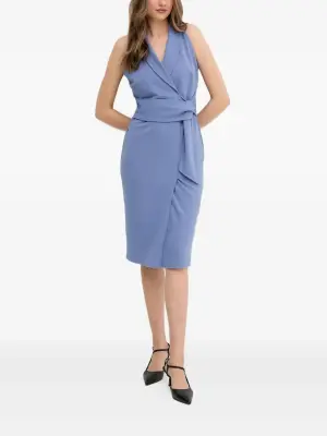 Платье миди с запахом