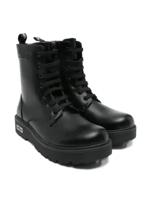Ботинки на платформе со шнуровкой