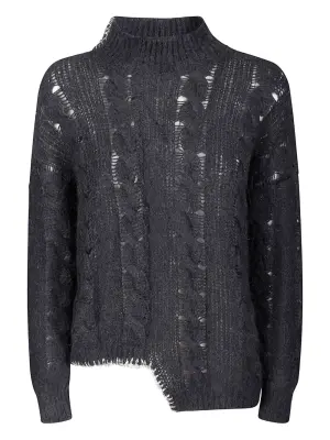 Свитер Cecile фактурной вязки