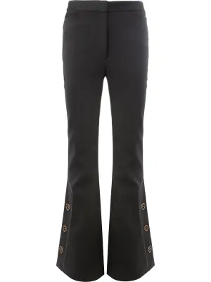 Брюки клеш с пуговицами