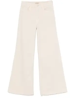 Расклешенные джинсы с завышенной талией