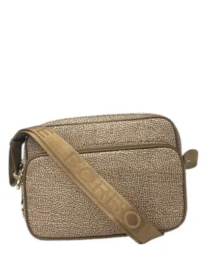 Сумка-сэтчел среднего размера с логотипом на ремне