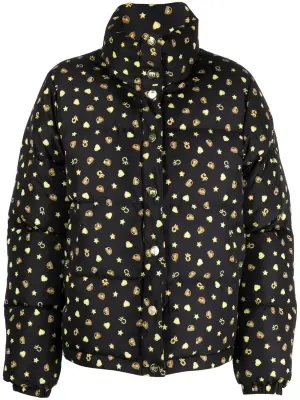 Пуховик с логотипом