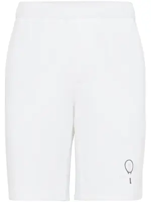 Шорты с вышитым логотипом