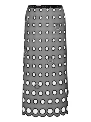 Декорированная юбка прямого кроя