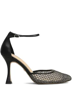 Декорированные туфли на каблуке