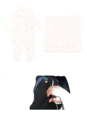 Комплект детского боди с вышивкой "кролик"